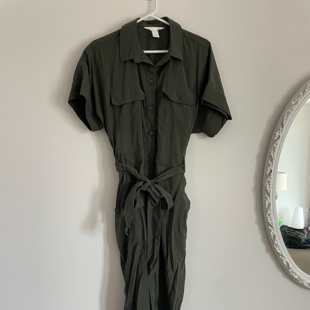 Olive Green Jumpsuit